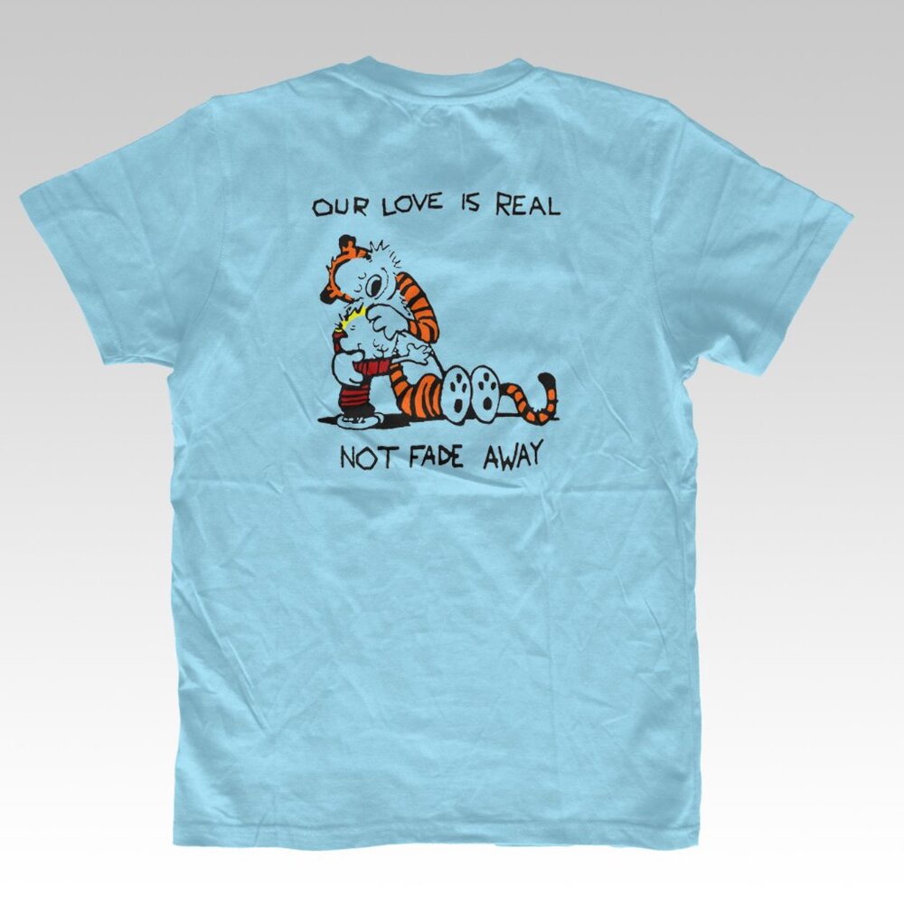 Dead and Company Grateful Calvin and Hobbes parody Our Love is Real T-Shirt LB